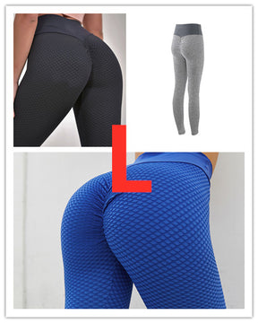 Sculpt & Define: Seamless Plaid Leggings with High Waist Control