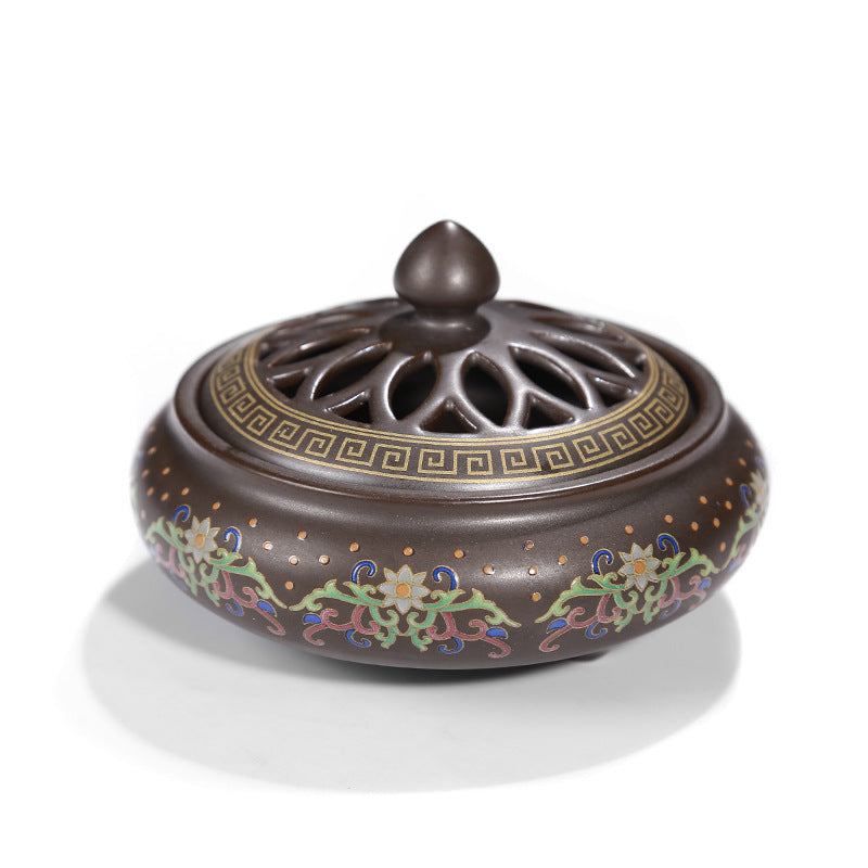 Handcrafted Ceramic Cloisonné Incense Burner: A Timeless Classic from Dehua