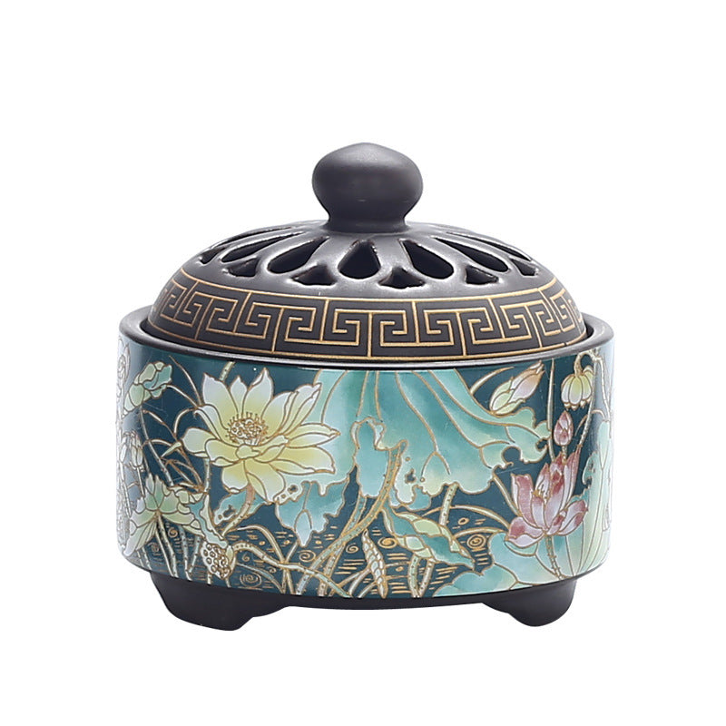 Handcrafted Ceramic Cloisonné Incense Burner: A Timeless Classic from Dehua