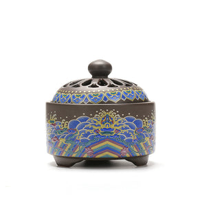 Handcrafted Ceramic Cloisonné Incense Burner: A Timeless Classic from Dehua