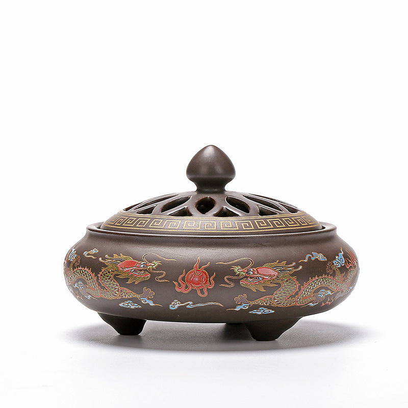 Handcrafted Ceramic Cloisonné Incense Burner: A Timeless Classic from Dehua