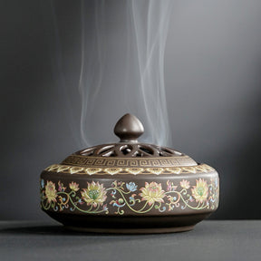 Handcrafted Ceramic Cloisonné Incense Burner: A Timeless Classic from Dehua