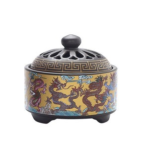 Handcrafted Ceramic Cloisonné Incense Burner: A Timeless Classic from Dehua