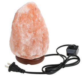 Rose Crystal Salt Lamp – Elegant Bedside Night Light & Natural Health Enhancer