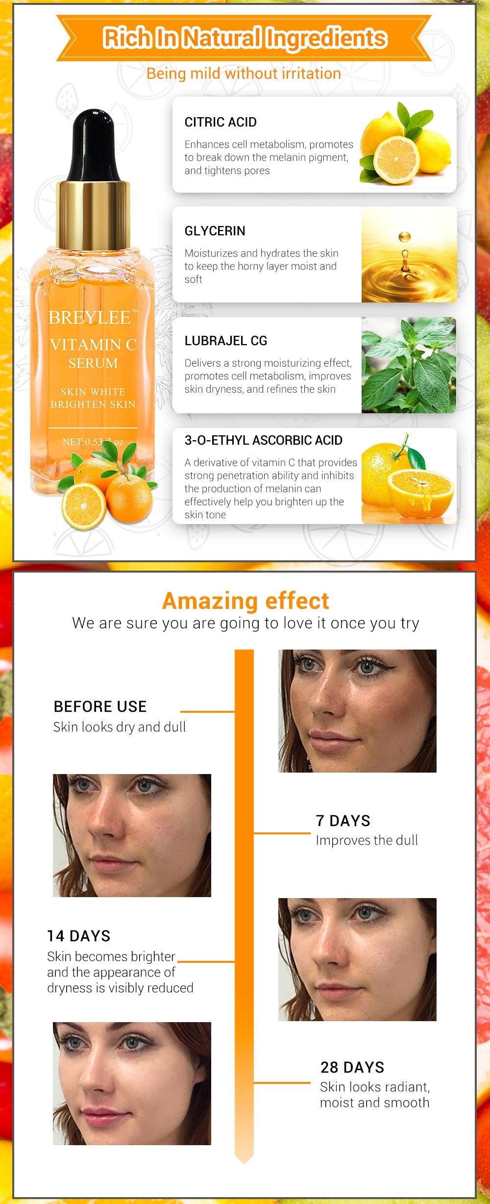 Radiant Glow Vitamin C Whitening Serum: Illuminate Your True Beauty