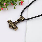 Viking Legacy Hammer Necklace - Stainless Steel Tribute to Ancient Warriors