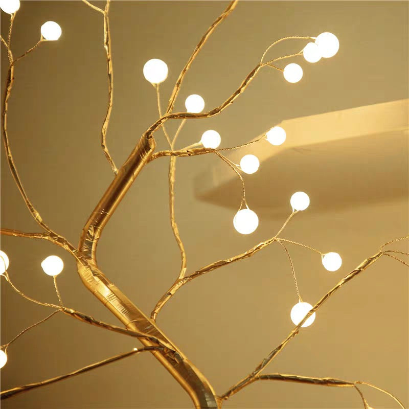 Modern Nordic LED Copper Wire Bedroom Light – Versatile & Romantic Decorative Lighting