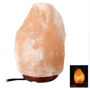 Rose Crystal Salt Lamp – Elegant Bedside Night Light & Natural Health Enhancer