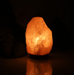 Rose Crystal Salt Lamp – Elegant Bedside Night Light & Natural Health Enhancer