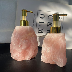 Vibrant Elixirs: Natural Crystal Stone Bottle Collection