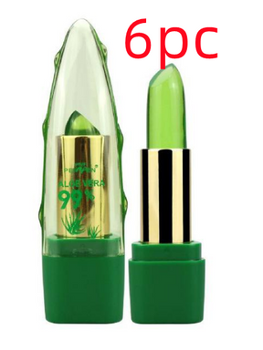 Aloe Vera Magic: Color-Changing Lipstick Gloss - Your Exclusive Shade, Direct from Eastern Herbal Mastery