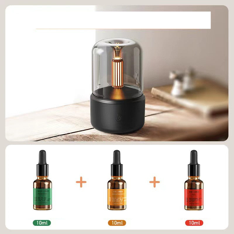 Creative Simulation Candle Light Aroma Diffuser Home