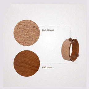 Cork Yoga Wheel-Enhance Your Yoga Practice