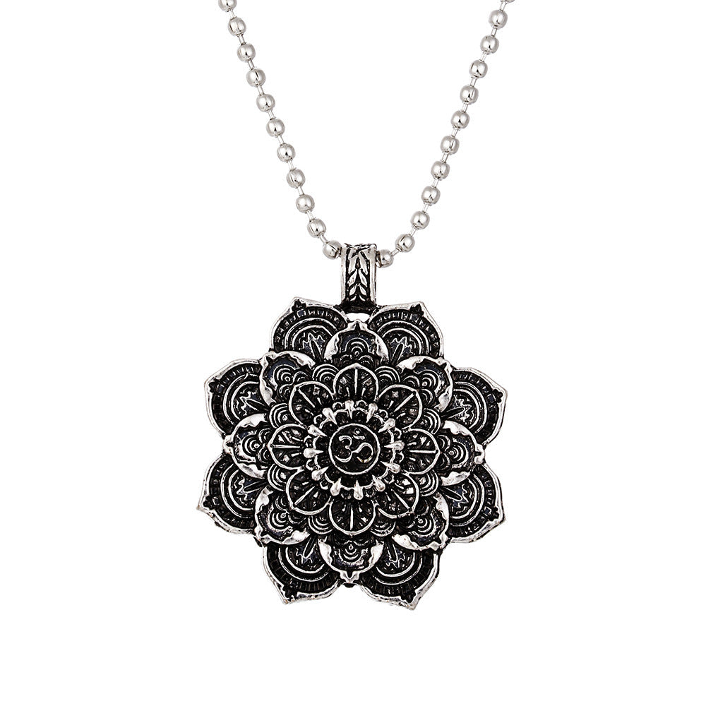 Yoga Mandala Necklace: Embrace Serenity and Harmony with our Sacred Pendant