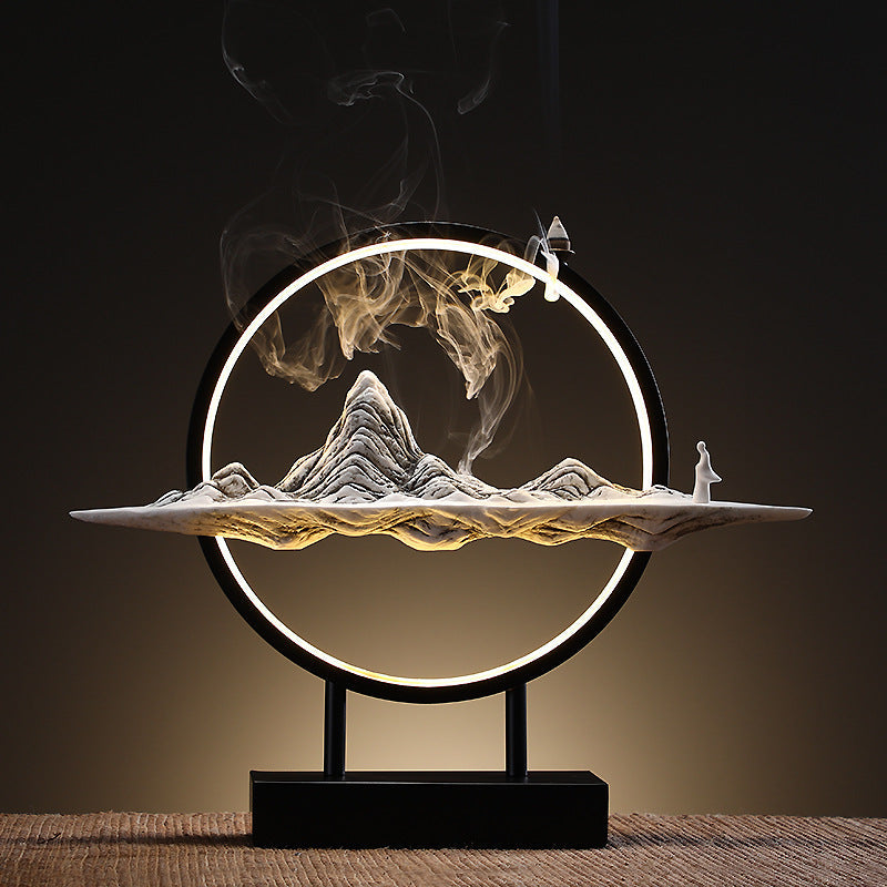 Creative Chinese Backflow Incense Burner Office Desktop Decoration