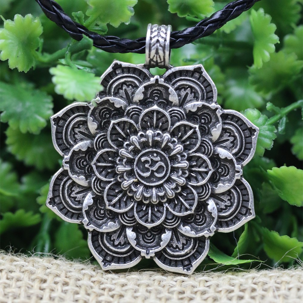 Yoga Mandala Necklace: Embrace Serenity and Harmony with our Sacred Pendant