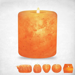 Himalayan Rose Salt Candle Holder - Experience the Healing Power of Natural Himalayan Salt!