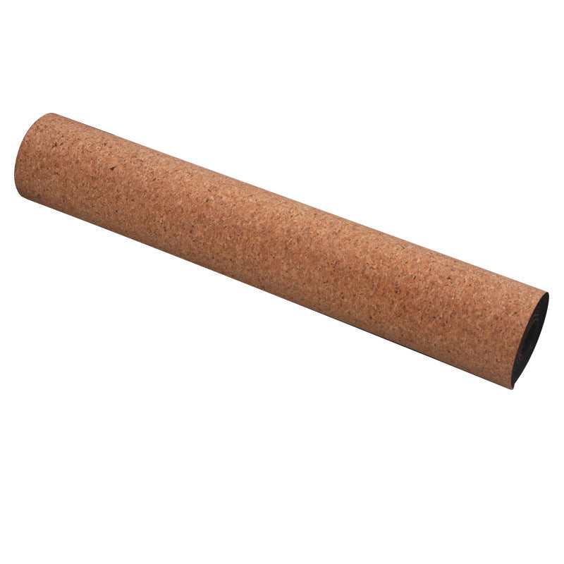 Get Your Grip with our Natural Cork and Rubber Yoga Mat -24in x 72in x .16in