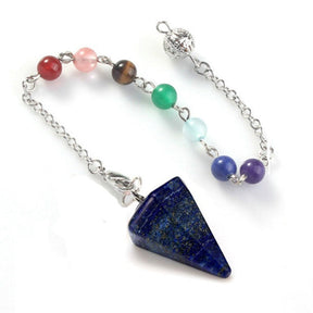 Aura Meditation Stone Pendulum and Divination Pendant - Connect with Your Inner Self and the Universe