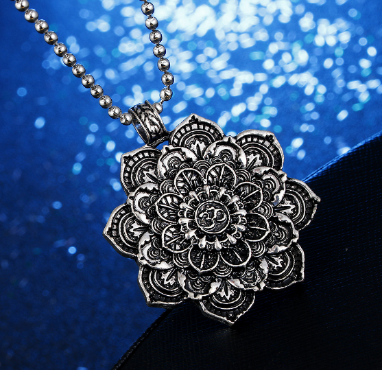 Yoga Mandala Necklace: Embrace Serenity and Harmony with our Sacred Pendant