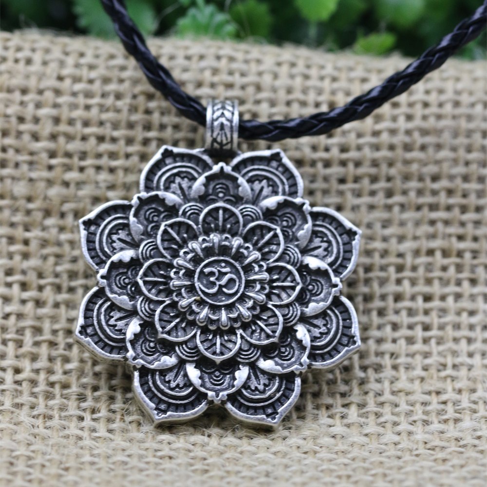 Yoga Mandala Necklace: Embrace Serenity and Harmony with our Sacred Pendant