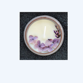 Ceramic Cup Candles with Dried Flowers and Essential Oils - The Perfect Addition to Your Self-Care Routine!