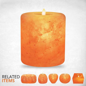 Himalayan Rose Salt Candle Holder - Experience the Healing Power of Natural Himalayan Salt!