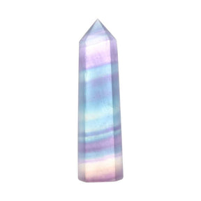 Natural Fluorite Crystal Column - Hand-Polished for Stunning Beauty and Healing Energy