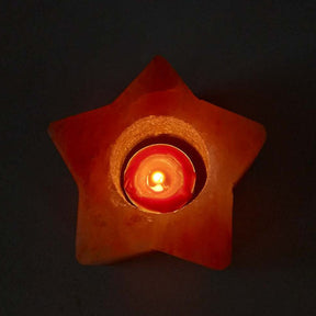 Himalayan Rose Salt Candle Holder - Experience the Healing Power of Natural Himalayan Salt!