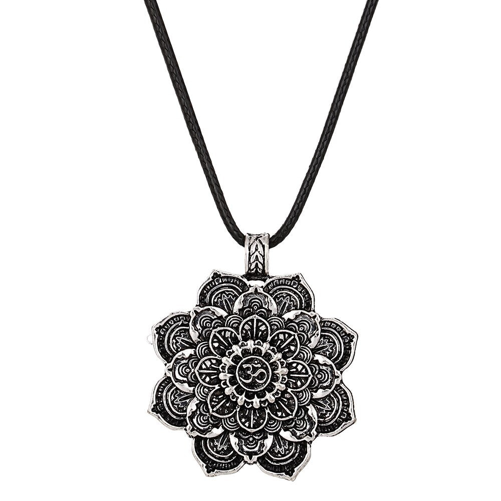 Yoga Mandala Necklace: Embrace Serenity and Harmony with our Sacred Pendant