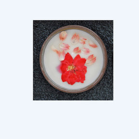 Ceramic Cup Candles with Dried Flowers and Essential Oils - The Perfect Addition to Your Self-Care Routine!