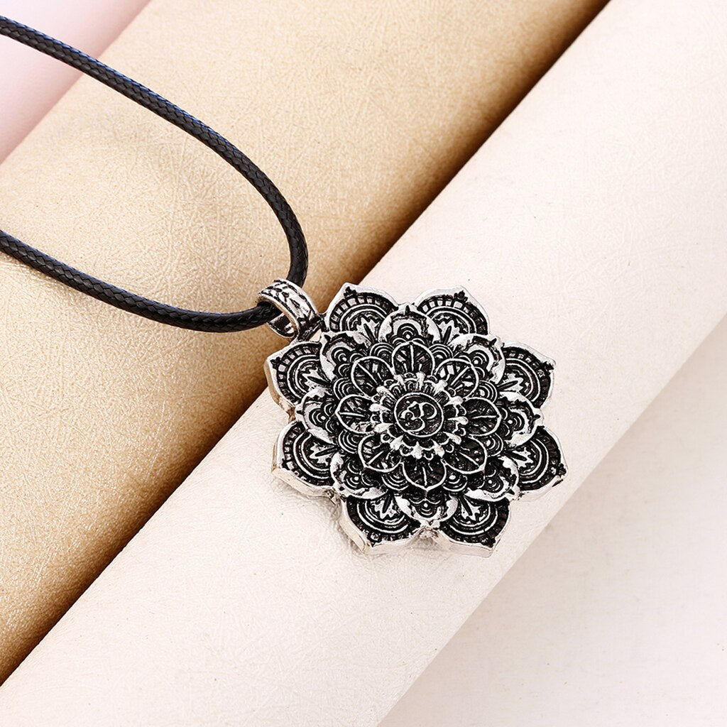 Yoga Mandala Necklace: Embrace Serenity and Harmony with our Sacred Pendant