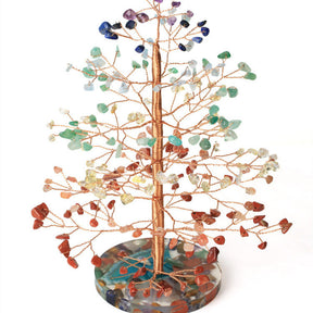 Handmade Gemstone Tree of Life with Copper Wire Wrapping - Choose Your Color and Enjoy the Healing Properties of Natural Crystals