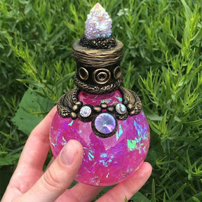 Magical Moon Resin Bottle: Enchant Your Space with this Creative Ornament