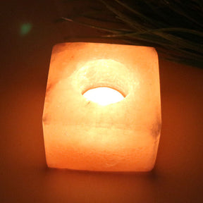 Himalayan Rose Salt Candle Holder - Experience the Healing Power of Natural Himalayan Salt!