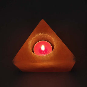 Himalayan Rose Salt Candle Holder - Experience the Healing Power of Natural Himalayan Salt!