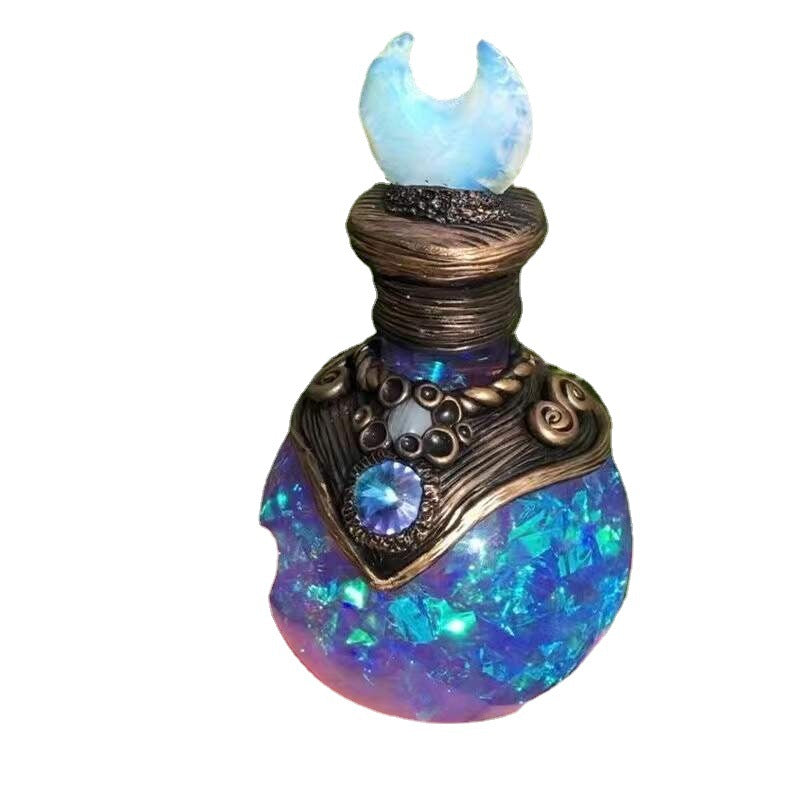 Magical Moon Resin Bottle: Enchant Your Space with this Creative Ornament