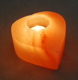 Himalayan Rose Salt Candle Holder - Experience the Healing Power of Natural Himalayan Salt!