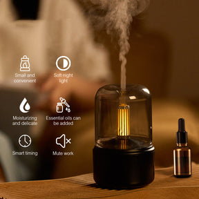 Creative Simulation Candle Light Aroma Diffuser Home