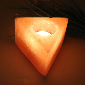 Himalayan Rose Salt Candle Holder - Experience the Healing Power of Natural Himalayan Salt!