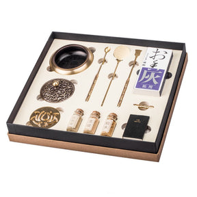 Experience the Calming Benefits of Zhuan Incense with Our Pure Copper Incense Burner Kit