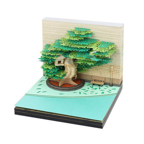 Experience the Beauty of Chinese Architecture with The Tree House Three-Dimensional Creative Note Paper